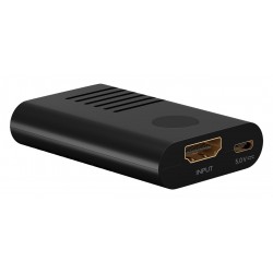 GOGBAY HDMI repeater 58492, 4K/60Hz έως 20m, 4K/30Hz έως 25m, μαύρο