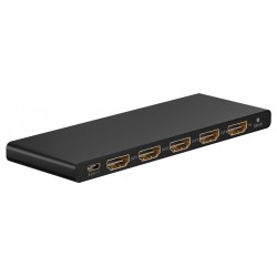 GOGBAY HDMI splitter 58483, 4 σε 1, 4K/60Hz, μαύρο