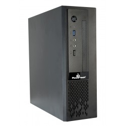 POPERTECH PC Case PT-1098 με 250W PSU, Mini-ITX, 280x93x290mm, μαύρο