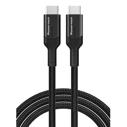 POPERTECH καλώδιο USB-C PTR-0140, PD 240W 5A, copper, 1m, μαύρο