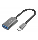 POPERTECH &alpha;&nu;&tau;ά&pi;&tau;&omicron;&rho;&alpha;&sigmaf; USB-C &sigma;&epsilon; USB 3.0 PTR-0146, 10 Gbps, &gamma;&kappa;&rho;&iota;