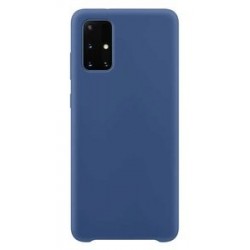 POWERTECH Θήκη Silicone velvet MOB-1529, Samsung A71, μπλε