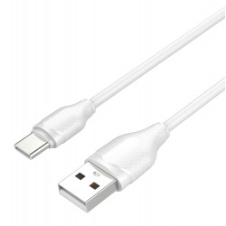 LDLIO καλώδιο USB-C σε USB LS371, 2.1A, 1m, λευκό