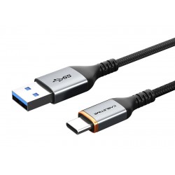CACLETIME καλώδιο USB-C σε USB CT-AMCMG1, 3A, 5Gbps, 1m, μαύρο