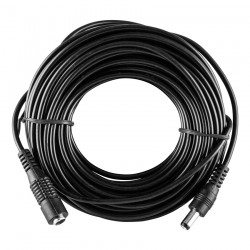 POPERTECH καλώδιο επέκτασης DC CAB-P030, 5.5 x 2.1mm, 10m, μαύρο