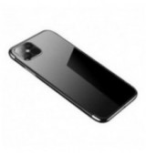 POWERTECH θήκη Clear color MOB-1554, iPhone 12 mini, μαύρη