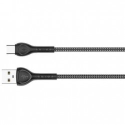 LDLIO ΚΑΛΩΔΙΟ ΦΟΡΤΙΣΗΣ LS481 MICRO USB ME LED, ΓΚΡΙ