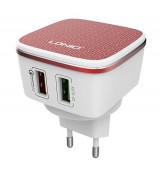 LDLIO A2405Q &Phi;&Omicron;&Rho;&Tau;&Iota;&Sigma;&Tau;&Eta;&Sigma; QC2.0 2 PORTS + 1M MICRO USB CABLE, 18W