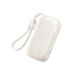BABEUS ENERFILL FC21 QPOW3 ULTRA, POWERBANK, 10000MAh, ΜΕ ΚΑΛΩΔΙΟ LIGHTNING, 22.5W, ΜΕ ΨΗΦΙΑΚΗ ΟΘΟΝΗ, ΤΙΤΑΝΙΟ