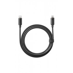 BABEUS FOAMED SILICONE, ΚΑΛΩΔΙΟ ΓΡΗΓΟΡΗΣ ΦΟΡΤΙΣΗΣ, TYPE-C ΣΕ LIGHTNING, 20W, 1M, ΜΑΥΡΟ