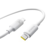 BABEUS FOAMED SILICONE, &Kappa;&Alpha;&Lambda;&Omega;&Delta;&Iota;&Omicron; &Gamma;&Rho;&Eta;&Gamma;&Omicron;&Rho;&Eta;&Sigma; &Phi;&Omicron;&Rho;&Tau;&Iota;&Sigma;&Eta;&Sigma;, TYPE-C &Sigma;&Epsilon; LIGHTNING, 20W, 1M, &Lambda;&Epsilon;&Upsilon;&Kappa;&Omicron;