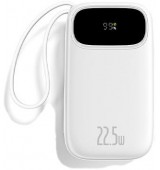 BABEUS ENERFILL FC31, POWERBANK, 10000MAh, &Mu;&Epsilon; 2 &Kappa;&Alpha;&Lambda;&Omega;&Delta;&Iota;&Alpha; TYPE-C, 22.5W, &Mu;&Epsilon; &Psi;&Eta;&Phi;&Iota;&Alpha;&Kappa;&Eta; &Omicron;&Theta;&Omicron;&Nu;&Eta;, &Lambda;&Epsilon;&Upsilon;&Kappa;&Omicron;