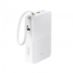 BABEUS ENERFILL FC51 BIPOW2 PRO, POWERBANK, 20000MAh, ΜΕ ΚΑΛΩΔΙΟ TYPE-C, 22.5W, ΜΕ ΨΗΦΙΑΚΗ ΟΘΟΝΗ, ΛΕΥΚΟ