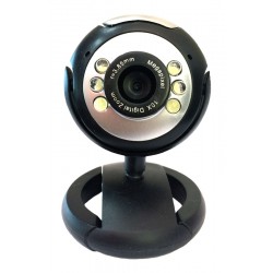 POPERTECH Web Camera PT-509 1.3MP, Plug & Play, μαύρη