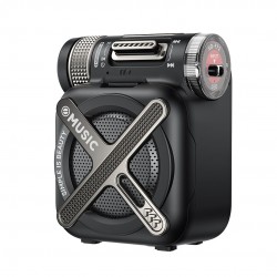 XOXF72 MECHA ΦΟΡΗΤΟ ΗΧΕΙΟ BLUETOOTH, ΜΑΥΡΟ