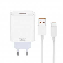 XOXL164 ΦΟΡΤΙΣΤΗΣ 120W, ΜΕ ΚΑΛΩΔΙΟ TYPE-C, ΛΕΥΚΟΣ