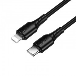 HOHO X120 BENEFICIO ΚΑΛΩΔΙΟ LIGHTNING, 1m, 27W, ΜΑΥΡΟ
