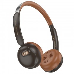 HOHO W62 VERSO RETRO BLUETOOTH HEADPHONES, ΚΑΦΕ