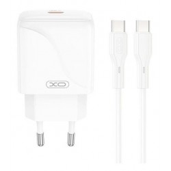 XOXL141 ΦΟΡΤΙΣΤΗΣ 20W, 1 ΘΥΡΑ TYPE-C ΜΕ ΚΑΛΩΔΙΟ PD ΣΕ TYPE-C, ΛΕΥΚΟΣ