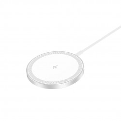 XOXCX037 IPHONE MAGNETIC METAL ΑΣΥΡΜΑΤΟΣ ΦΟΡΤΙΣΤΗΣ 15W 3-IN-1, ΛΕΥΚΟΣ