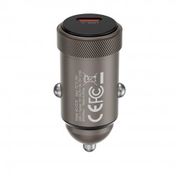 XOXCC70 MINI METAL ΦΟΡΤΙΣΤΗΣ ΑΥΤΟΚΙΝΗΤΟΥ, PD30W, 1 ΘΥΡΑ PD, ΜΑΥΡΟΣ