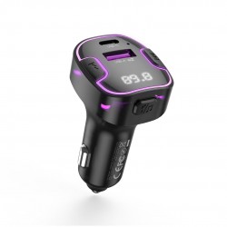 XOXBCC12 FM TRANSMITTER ΜΕ BLUETOOTH, MP3 + 5V3.1A.