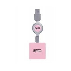 4 4ort USB Hub PINK