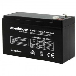 NONTHBATT BATTERY 12V 7AH (6.3 FASTON)