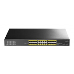 CUCY GS1028PS2 24-PORT GIGABIT POE+ SWITCH WITH 2 SFP PORT, 300W