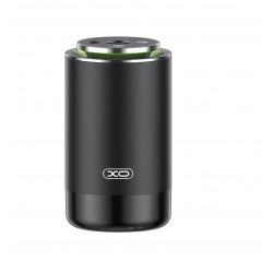 XOXCZ022 CAR AROMA DIFFUSER+COLORFUL LIGHT STARRY SKY TOP, ΜΑΥΡΟΣ