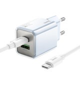 HOHO N46 GLORIOUS PD20W+QC3.0 &Sigma;&Epsilon;&Tau; &Phi;&Omicron;&Rho;&Tau;&Iota;&Sigma;&Tau;&Eta; PD &sigma;&epsilon; TYPE C, 2 &Theta;&Upsilon;&Rho;&Epsilon;&Sigma;, &Lambda;&Epsilon;&Upsilon;&Kappa;&Omicron;