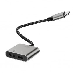 XOXNB-R257A ΑΝΤΑΠΤΟΡΑΣ TYPE-C ΣΕ 2x TYPE-C