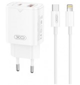 XOXL130 &Phi;&Omicron;&Rho;&Tau;&Iota;&Sigma;&Tau;&Eta;&Sigma; PD30W/QC18W, &Mu;&Epsilon; &Kappa;&Alpha;&Lambda;&Omega;&Delta;&Iota;&Omicron; LIGHTNING, 1 &Theta;&Upsilon;&Rho;&Alpha; USB + 1 &Theta;&Upsilon;&Rho;&Alpha; PD, &Lambda;&Epsilon;&Upsilon;&Kappa;&Omicron;&Sigma;