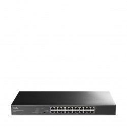 CUCY GS1024L 24-PORT GIGABIT UNMANAGED METAL SWITCH, RACKMOUNT