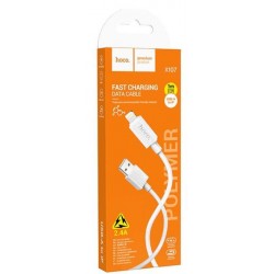 HOHO X107 FAVOR CHARGING DATA CABLE IP, ΛΕΥΚΟ