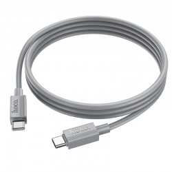 HOHO X107 FAVOR 60W CHARGING DATA CABLE TYPE-C TO TYPE-C, ΓΚΡΙ
