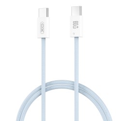 XOXNB-Q273A iP15 WOVEN STYLE ΚΑΛΩΔΙΟ ΦΟΡΤΙΣΗΣ TYPE-C ΣΕ TYPE-C, 1m, 60W, ΛΕΥΚΟ