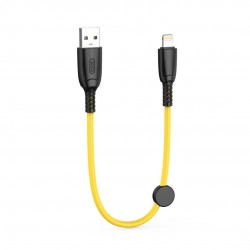 XOXNB247 SULUO ΚΑΛΩΔΙΟ ΜΕΤΑΦΟΡΑΣ ΔΕΔΟΜΕΝΩΝ USB-A ΣΕ LIGHTNING, ΚΙΤΡΙΝΟ