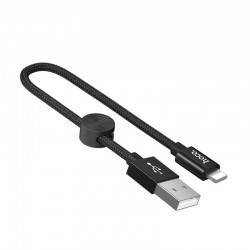 HOHO X35 PREMIUM ΚΑΛΩΔΙΟ ΜΕΤΑΦΟΡΑΣ ΔΕΔΟΜΕΝΩΝ iP , USB ΣΕ LIGHTNING , ΜΑΥΡΟ