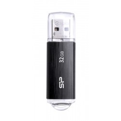 SISICON POWER USB Flash Drive Ultima U02, 32GB, USB 2.0, μαύρο