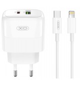 XOXL137 &Phi;&Omicron;&Rho;&Tau;&Iota;&Sigma;&Tau;&Eta;&Sigma; PD20W/QC18W, 1 &Theta;&Upsilon;&Rho;&Alpha; USB + 1 &Theta;&Upsilon;&Rho;&Alpha; PD, &Mu;&Epsilon; &Kappa;&Alpha;&Lambda;&Omega;&Delta;&Iota;&Omicron; LIGHTNING, &Lambda;&Epsilon;&Upsilon;&Kappa;&Omicron;