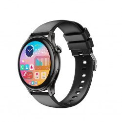 XOXJ6 AMOLED SCREEN SMART WATCH, CALL FUNCTION, ΜΑΥΡΟ