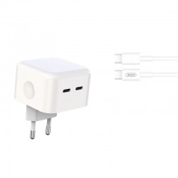 XOXL102 ΦΟΡΤΙΣΤΗΣ, 35W, 2 ΘΥΡΕΣ PD, ΜΕ ΚΑΛΩΔΙΟ TYPE-C (NB124)