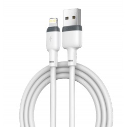 XOXNB208 LIQUID ΚΑΛΩΔΙΟ ΦΟΡΤΙΣΗΣ ΣΙΛΙΚΟΝΗΣ LIGHTNING, ΛΕΥΚΟ