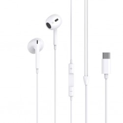 XOXEP74 ΑΚΟΥΣΤΙΚΑ HANDSFREE TYPE-C, ΛΕΥΚΟ