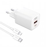 XOXL96(EU) QUICK CHARGER (PD30W / USB QC18W) &Mu;&Epsilon; &Kappa;&Alpha;&Lambda;&Omega;&Delta;&Iota;&Omicron; LIGHTNING