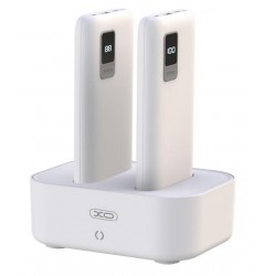 XOXPR151 2 x POWERBANK 10000mAh, ΜΕ ΟΘΟΝΗ ΚΑΙ ΒΑΣΗ ΦΟΡΤΙΣΗΣ