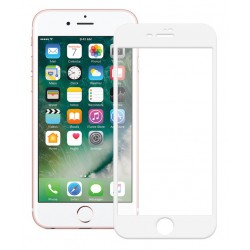 POPERTECH Tempered Glass 5D Full Glue για iPhone 8 Plus, λευκό