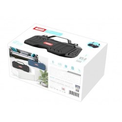 XOXF32 ΗΧΕΙΟ BLUETOOTH, ΜΕ ΟΘΟΝΗ ΚΑΙ ΜΙΚΡΟΦΩΝΟ/FM/TWS/TF/AUX ΜΑΥΡΟ