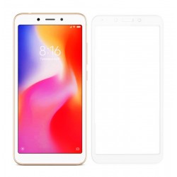 POPERTECH Tempered Glass 5D Full Glue για Xiaomi Redmi 6/6A, White
